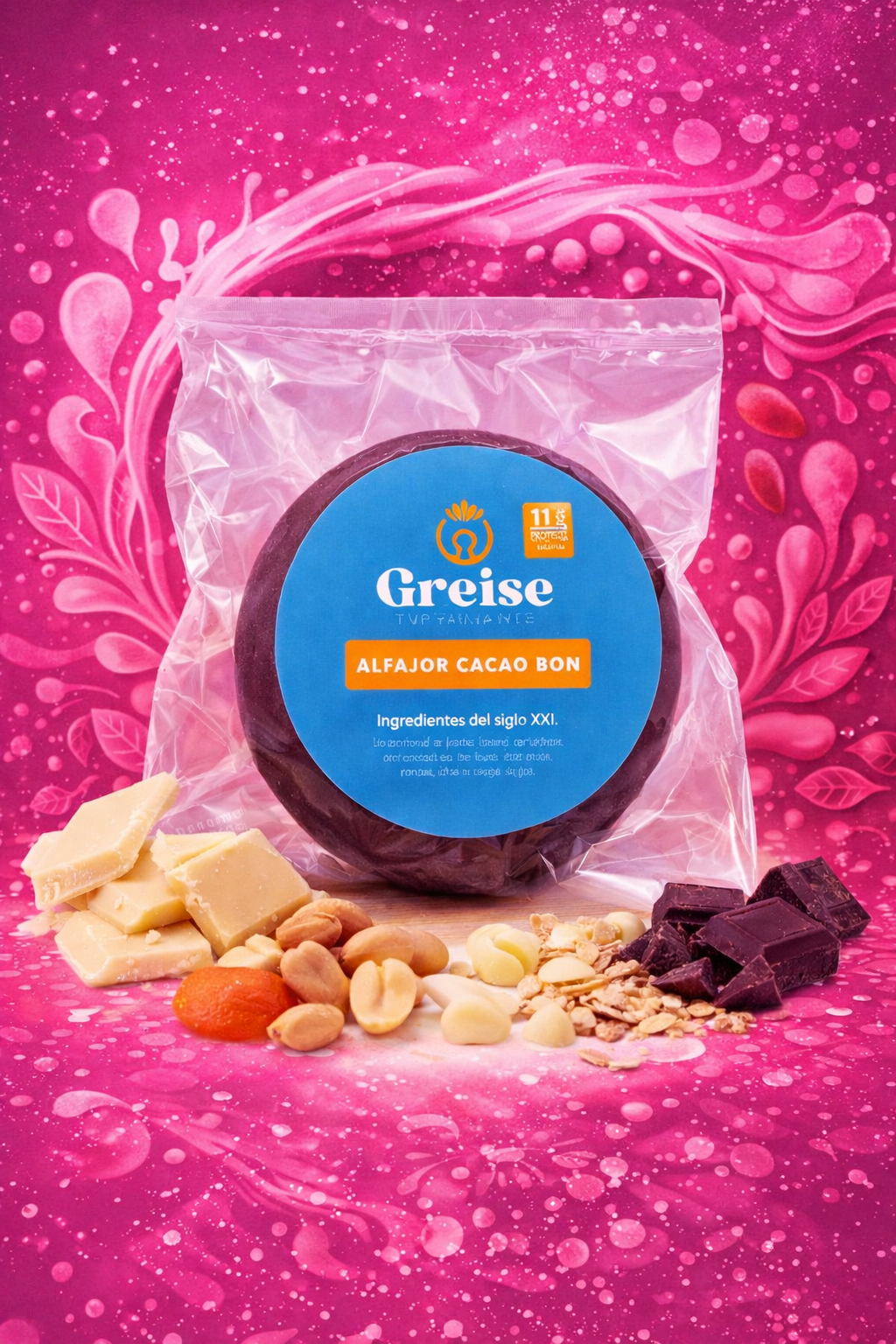 Alfajor proteico “Cacao bon”